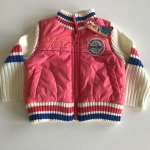 ( 3 for 20) NWT -   Padded vest with Sleeves - size  2T
